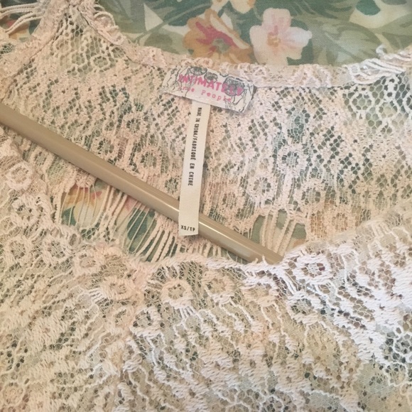 Free People Peakaboo Lace Dress in Ballet - Picture 4 of 7